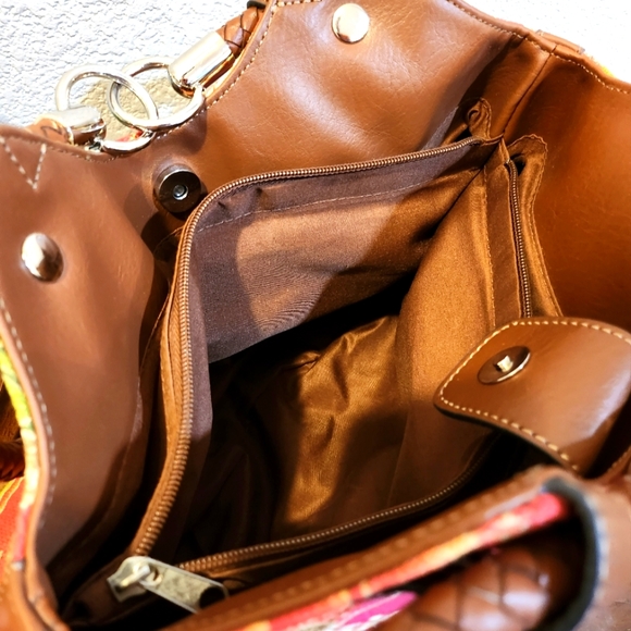 NWT Kim Rogers Floral "Nikki Ring" Shoulder Bag/Satchel - Picture 14 of 14